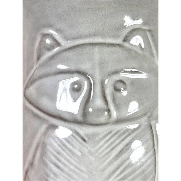 Jonathon Adler Utopia Woodland Coffee Tea Mug Double-Sided Raccoon Porcupine - Picture 6 of 9